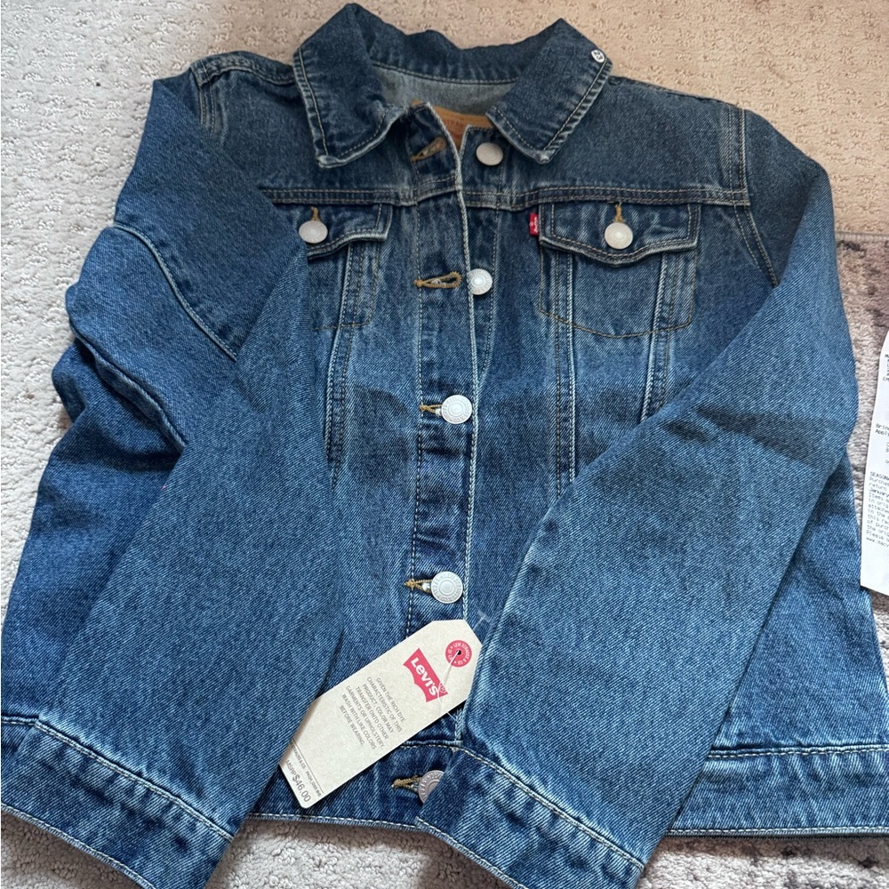 Levi’s Strauss denim jacks. Kids large. NWT